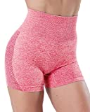SALSPOR Women's Seamless High Waist Workout Shorts Spandex Breathable Tummy Control Gym Biker Athletic Shorts