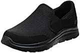 Skechers Men's Black Flex Advantage Slip Resistant Mcallen Slip On - 8.5 2E US