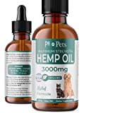 PB Pets Hemp Oil for Dogs and Cats - Organically Grown & Made in USA - Pet Relief Herbal Supplement, Natural Calm, Hip & Joint Support, Pain, Skin Health