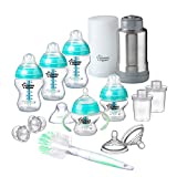 Tommee Tippee Advanced Anti-Colic Newborn Baby Bottle Feeding Gift Set, Heat Sensing Technology, BPA-Free