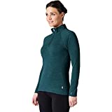 Smartwool Women’s Base Layer Top - Merino 250 Wool Active 1/4 Zip Outerwear Twilight Blue Heather M