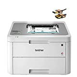 Brother HL-L32 10CW Series Compact Wireless Digital Color Laser Printer - Mobile Printing - Up to 19 Pages/Min - Up to 250-sheet/tray - Up to 2400 x 600 DPI - Mono Display + HDMI Cable