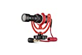 Rode VideoMicro Compact On-Camera Microphone with Rycote Lyre Shock Mount, Auxiliary