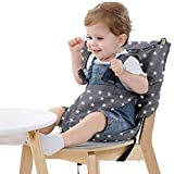 Easy Seat Portable Baby Chair Safety Washable Cloth Harness Travel Harness Seat for Infant Toddler Feeding with Adjustable Straps Shoulder Belt