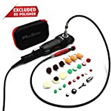 Maxshine MN01 Mini Polisher with 5/8" Adaptor-Polishing Tight Area Easily  Polishing Car Headlamp, Brake Light, Gently Removing Grime, Grease, Options for a Variety of Custom Accessories Attachment