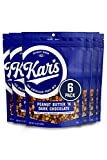 Kar’s Nuts Peanut Butter ‘N Dark Chocolate Trail Mix, 12 oz Resealable Pouches – Pack of 6 – Gluten-Free Snacks