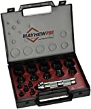 Mayhew Pro 66000 1/8-Inch to 1-3/16-Inch Imperial SAE Hollow Punch Set, 16-Piece