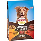 Kibbles 'n Bits 079100834075 Meaty Middles Prime Rib Flavor, Dry Dog Food, 3 lb (Pack of 4)