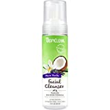 TropiClean Warm Vanilla Waterless Facial Cleanser for Dogs | Dog Foam Face Wash | Dog Face Wash Derived from Natural Ingredients | Cat Friendly | Made in the USA | 7.4 oz.