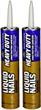 Liquid Nails LN-903 2 Pack Heavy Duty Construction Adhesive, Tan