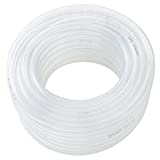 DAVCO 3/8" ID x 50ft Clear Vinyl Tubing, Low Pressure Flexible PVC Tubing, Heavy Duty UV Chemical Resistant Lightweight Plastic Vinyl Hose, BPA Free and Non Toxic