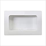 Highcraft TC300 Replacement Washing Machine Outlet Box with Faceplate White ABS