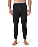 LAPASA Men's Heavyweight Thermal Underwear Pants Fleece Lined Long Johns Leggings Base Layer Bottom M25 Black, Heavyweight Black 1 Pack, Medium