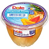 Dole Tropical Fruit In 100% Fruit Juices, 7-Ounce Containers (Pack of 12)