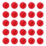 Ogrmar 25PCS Red Circus Clown Nose Christmas Costume Party Cosplay Red Nose Day Halloween Decor (25PCS)
