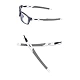 GOHIN Replacement White Temples Arms Legs For Oakley Crosslink Sweep PRO Switch Pitch Glasses - Gray