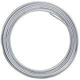 4LIFETIMELINES 1/4 (6.35 mm) x 25 ft 316L Marine Grade Stainless Steel Brake Line Tubing Coil