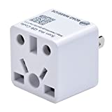 ROAD WARRIOR US Plug Adapter - Europe/UK/China/Australia/India to American Outlet, Does Not Convert Voltage RW111WH