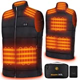 Heated Vest for Men with Battery Pack Included, Warming Men's Heated Vest Rechargeable Electric Heating Vest Smart USB Vest (XL)