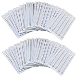 Tattoo Needles Set - Autdor 50PCS Mixed Tattoo Needles 1RL, 3RL,5RL,7RL,9RL,11RL Disposable Sterile Tattoo Gun Needles Assorted Bugpin Sizes Round Liners for Tattoo Machine and Tattoo Supply