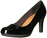 Clarks Women's Adriel Viola Dress Pump, Black Patent, 9 M US