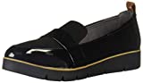 Dr. Scholl's Shoes Women's Webster Loafer, Black Patent/Microfiber, 7.5 M US