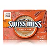 Swiss Miss Pumpkin Spice Hot Cocoa Mix, made with Premium Imported Cocoa and Real Non-Fat Milk! Gluten Free, No Artificial Colors, Flavors, Preservatives, or Sweeteners. 1 Box of 8 Envelopes.