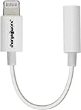 CHARGEWORX Headphone Adapter MFi Certified Lightning to 3.5 mm Audio Connector for Apple iPhone12 Mini 12 Pro Max 11 Pro Max X XR XS, iPhone 7 7P 8 8P (White)