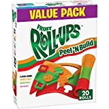 Betty Crocker Fruit Roll-Ups, Pizza Peel 'N Build, Value Pack, 20 Count, 10 oz, (Pack of 6), 6 Count