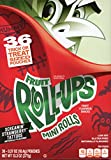 Betty Crocker Fruit Roll-ups Mini Rolls Screamin' Strawberry Tattoos Fruit Flavored Snacks, 0.37 Oz, 36 Count