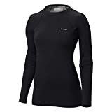 Columbia Midweight Stretch Long Sleeve Plus Womens Long Underwear Top 2022-2X/Black