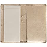 Leather Checkbook Cover for Men and Women, Check Book Case Card Holder with Free Divider, Standard Register Duplicate Checks with pen inserts by Sanlykate