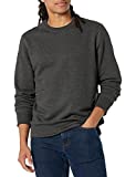Amazon Essentials Men's Long-Sleeve Crewneck Fleece Sweatshirt, Charcoal Heather, X-Large