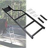 KMFCDAE Tailgate Ladder Pickup Truck Accessories Universal Extension Step Ladder with Stainless Steel Self Drilling Hex Screws