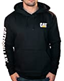 Caterpillar Men's Trademark Banner Hooded Sweatshirt (Regular and Big & Tall Sizes), Black, Medium