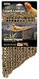Penn Plax REP701 Lizard Lounger, 100% Natural Seagrass Fibers For Anoles, Bearded Dragons, Geckos, Iguanas, and Hermit Crabs Triangular 14 x 14 Inches Large