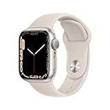 Apple Watch Series 7 GPS, 41mm Starlight Aluminum Case with Starlight Sport Band - Regular