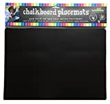 Imagination Starters Reusable Washable Flexi-mat Chalkboard Placemats- Draw, Color, Doodle - Great Gift - Fun Creative Kids Toy for Home or On the Go