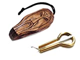 Jew's Harp by P.Potkin in wooden case Shaman handmade - mouth musical instrument (jaw harp) Beautiful sound Excellent quality maultrommel (jaw harp, snoopy harp, dan moi)
