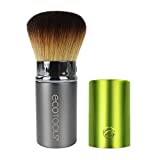 EcoTools Travel Kabuki Makeup Brush for Foundation, Blush, Bronzer, and Powder, Retractable