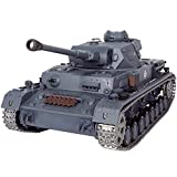 Modified TK7.0 Edition 1/16 2.4ghz Remote Control German Panzerkampfwagen IV Tank Model(360-Degree Rotating Turret)(Steel Gear Gearbox)(3800mah Nimh Battery)(Metal Tracks &Sprocket Wheel & Idle Wheel)