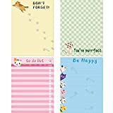 Cats Memo Pads 4 Pack Cute Animal Notepads for Office Home Gifts School Supply to Do List