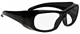 Lead Glasses, X-Ray Radiation Eye Protection.75mm Pb, Retro Classic Style, Economical (Black)