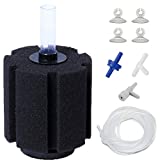 AQUANEAT Sponge Filter,Aquarium Sponge Filter for Fry Betta Shrimp Nano Fish Tank with Accessories (Up to 60Gal)