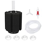 ALEGI Aquarium Bio Sponge Filter Kit with Air Tubing, Suction Cups, Check Valves for 55 Gallon Breeding Fry Betta Shrimp Fish Tank