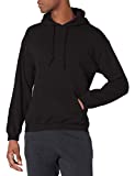 Gildan Men's Fleece Hooded -Sweatshirt, Style G18500, Black, Large