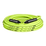 Flexzilla HFZ1450YW2 1/4" (inches) x 50' (feet) Air Hose, 50 ft, MNPT Fittings, Heavy Duty, Lightweight, Hybrid, ZillaGreen-HFZ1450YW2, 1/4" (inches) x 50' (feet)