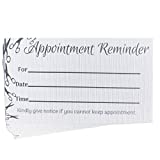 Scissors Appointment Reminder Cards (3.5" X 2", 100 Pack) Stylist, Salon, Hairdresser, Groomer