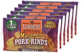 Lowrey's Bacon Curls Microwave Pork Rinds, 1.75 oz/pack (Pack of 6)