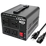 Yinleader VTF-2000VA 2000W Voltage Converter Transformer(220V to 110V, 110V to 220V) 2000 Watt Step Up/Down Converter 110/120 Volt - 220/240 Volt